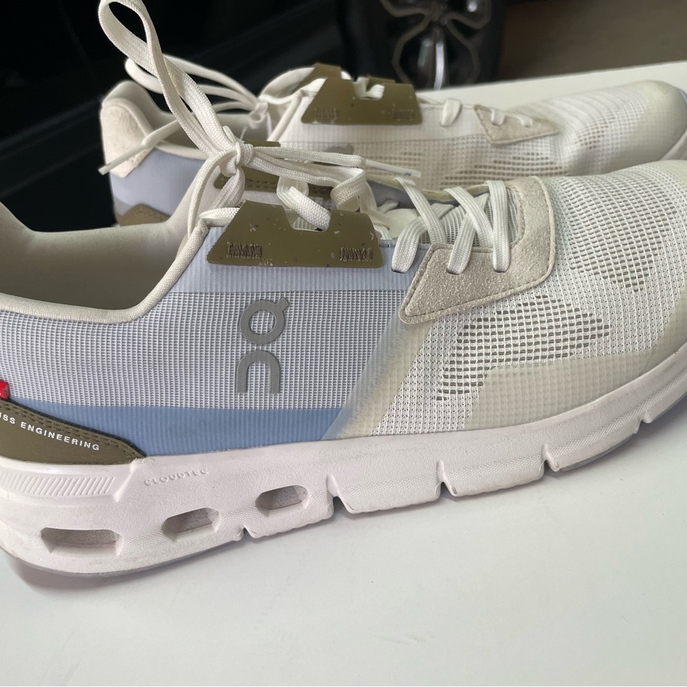 On Cloudrift, women’s 9, Ivory / Heather